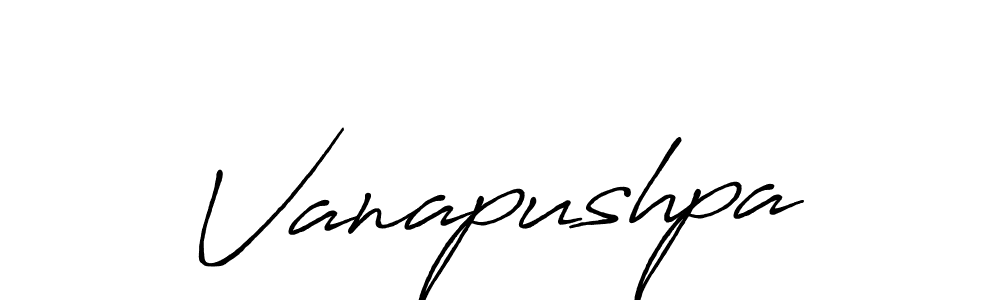 It looks lik you need a new signature style for name Vanapushpa. Design unique handwritten (Antro_Vectra_Bolder) signature with our free signature maker in just a few clicks. Vanapushpa signature style 7 images and pictures png