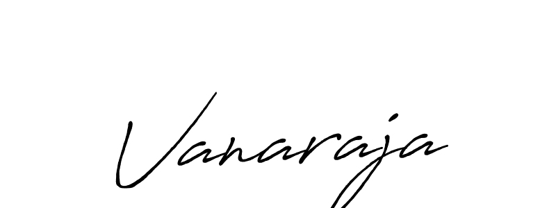 How to make Vanaraja signature? Antro_Vectra_Bolder is a professional autograph style. Create handwritten signature for Vanaraja name. Vanaraja signature style 7 images and pictures png