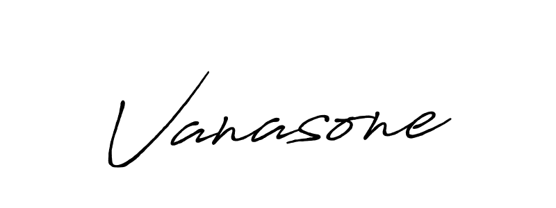 How to make Vanasone name signature. Use Antro_Vectra_Bolder style for creating short signs online. This is the latest handwritten sign. Vanasone signature style 7 images and pictures png