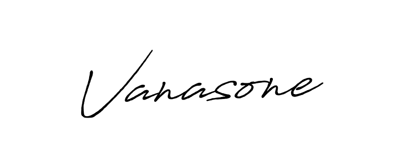 Design your own signature with our free online signature maker. With this signature software, you can create a handwritten (Antro_Vectra_Bolder) signature for name Vanasone. Vanasone signature style 7 images and pictures png