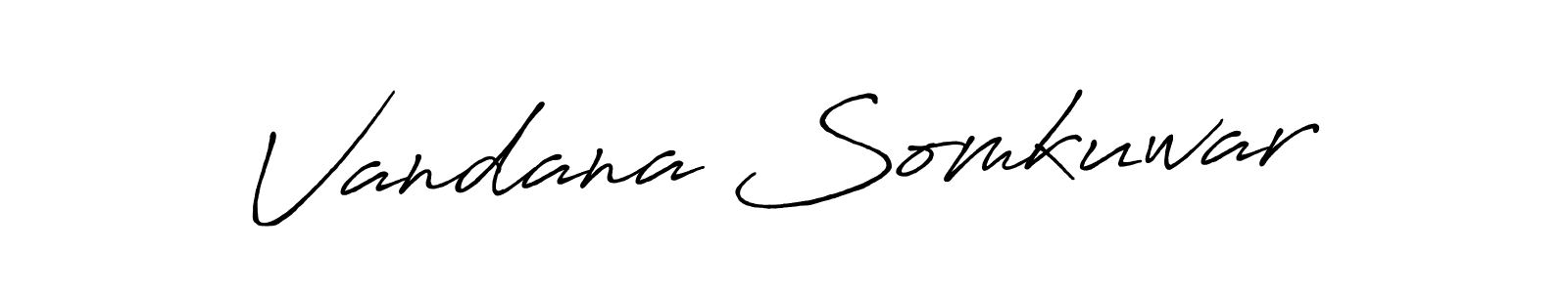 It looks lik you need a new signature style for name Vandana Somkuwar. Design unique handwritten (Antro_Vectra_Bolder) signature with our free signature maker in just a few clicks. Vandana Somkuwar signature style 7 images and pictures png