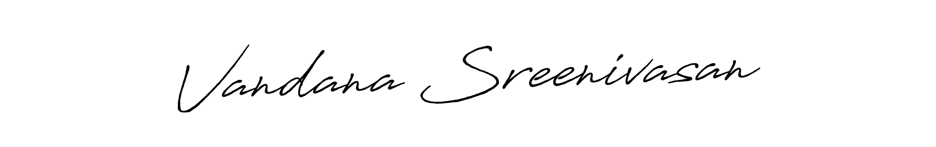 if you are searching for the best signature style for your name Vandana Sreenivasan. so please give up your signature search. here we have designed multiple signature styles  using Antro_Vectra_Bolder. Vandana Sreenivasan signature style 7 images and pictures png
