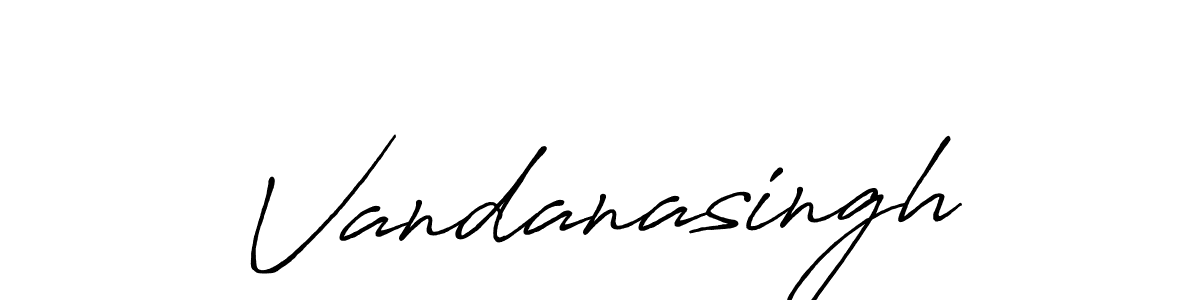 Make a beautiful signature design for name Vandanasingh. Use this online signature maker to create a handwritten signature for free. Vandanasingh signature style 7 images and pictures png