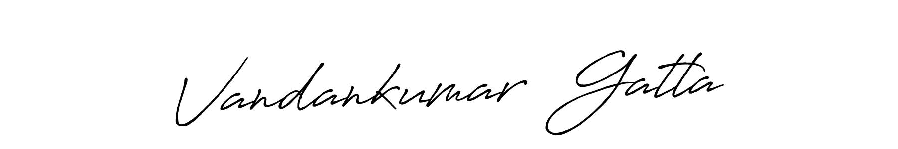 Make a beautiful signature design for name Vandankumar  Gatla. Use this online signature maker to create a handwritten signature for free. Vandankumar  Gatla signature style 7 images and pictures png