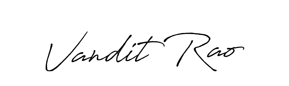 Make a beautiful signature design for name Vandit Rao. Use this online signature maker to create a handwritten signature for free. Vandit Rao signature style 7 images and pictures png