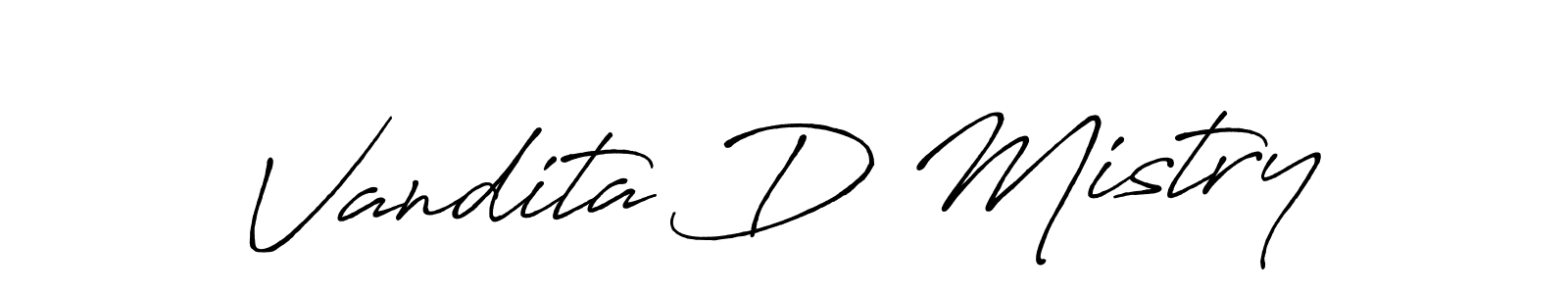 This is the best signature style for the Vandita D Mistry name. Also you like these signature font (Antro_Vectra_Bolder). Mix name signature. Vandita D Mistry signature style 7 images and pictures png