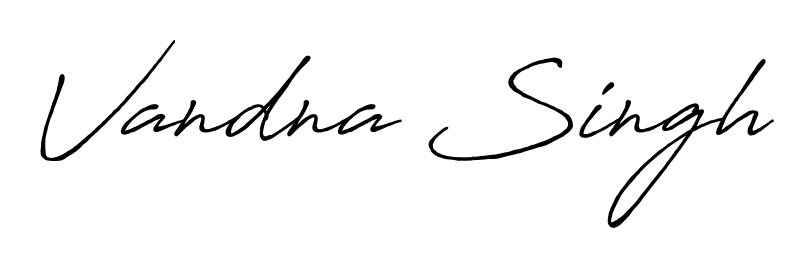 Master the art of signing with Vandna Singh written in fluent Antro_Vectra_Bolder script. A great template to practice and refine your handwriting. Vandna Singh signature style 7 images and pictures png