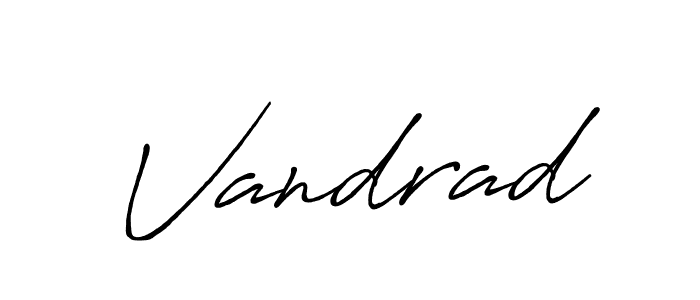 Also You can easily find your signature by using the search form. We will create Vandrad name handwritten signature images for you free of cost using Antro_Vectra_Bolder sign style. Vandrad signature style 7 images and pictures png