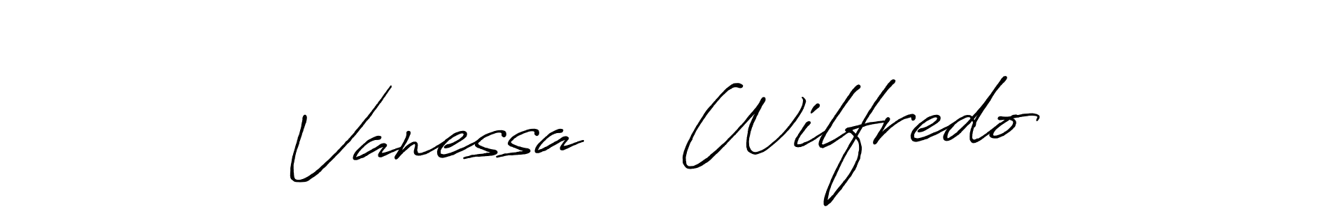 Make a beautiful signature design for name Vanessa    Wilfredo. Use this online signature maker to create a handwritten signature for free. Vanessa    Wilfredo signature style 7 images and pictures png