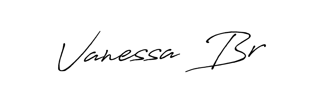 Also You can easily find your signature by using the search form. We will create Vanessa  Br name handwritten signature images for you free of cost using Antro_Vectra_Bolder sign style. Vanessa  Br signature style 7 images and pictures png