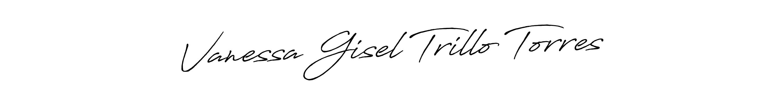 See photos of Vanessa Gisel Trillo Torres official signature by Spectra . Check more albums & portfolios. Read reviews & check more about Antro_Vectra_Bolder font. Vanessa Gisel Trillo Torres signature style 7 images and pictures png