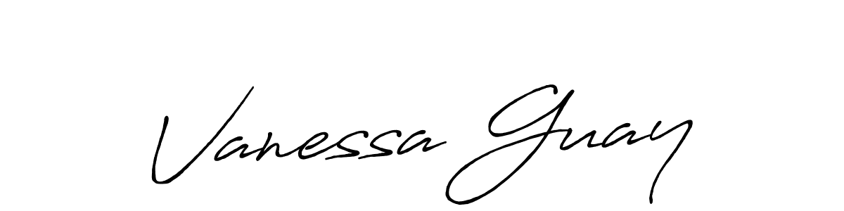 if you are searching for the best signature style for your name Vanessa Guay. so please give up your signature search. here we have designed multiple signature styles  using Antro_Vectra_Bolder. Vanessa Guay signature style 7 images and pictures png