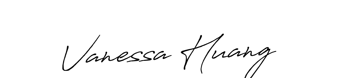 Also we have Vanessa Huang name is the best signature style. Create professional handwritten signature collection using Antro_Vectra_Bolder autograph style. Vanessa Huang signature style 7 images and pictures png