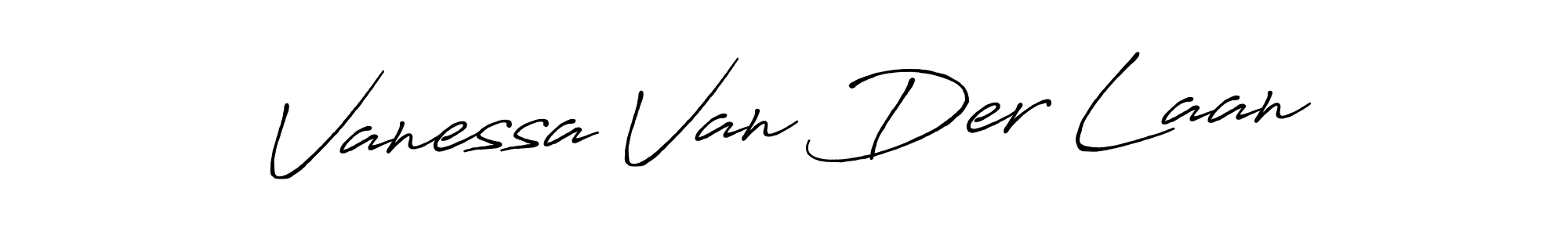 Design your own signature with our free online signature maker. With this signature software, you can create a handwritten (Antro_Vectra_Bolder) signature for name Vanessa Van Der Laan. Vanessa Van Der Laan signature style 7 images and pictures png