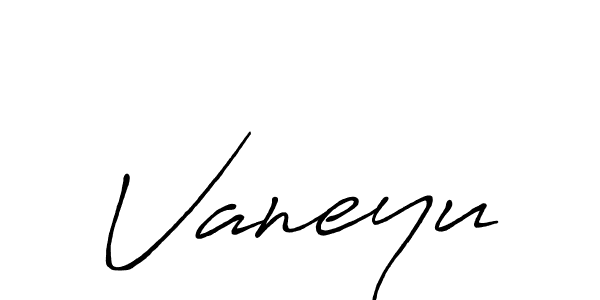 You can use this online signature creator to create a handwritten signature for the name Vaneyu. This is the best online autograph maker. Vaneyu signature style 7 images and pictures png