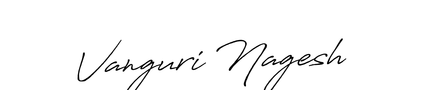 if you are searching for the best signature style for your name Vanguri Nagesh. so please give up your signature search. here we have designed multiple signature styles  using Antro_Vectra_Bolder. Vanguri Nagesh signature style 7 images and pictures png