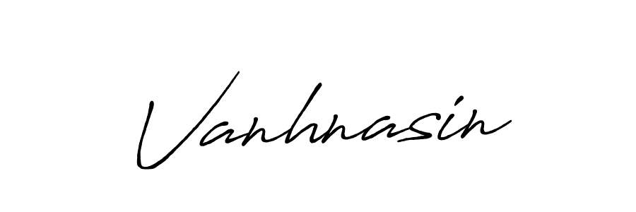 Make a beautiful signature design for name Vanhnasin. Use this online signature maker to create a handwritten signature for free. Vanhnasin signature style 7 images and pictures png