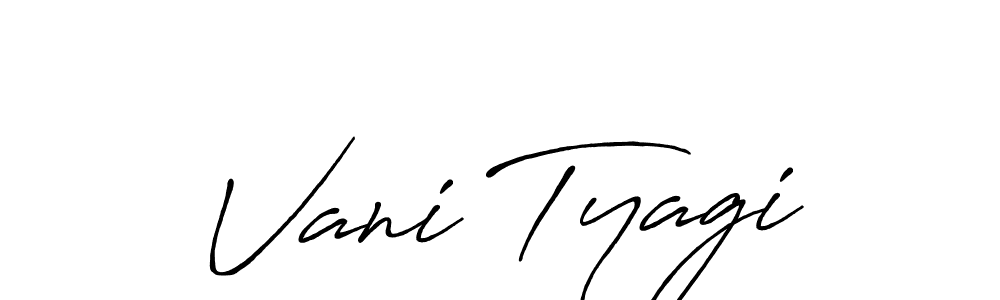 You can use this online signature creator to create a handwritten signature for the name Vani Tyagi. This is the best online autograph maker. Vani Tyagi signature style 7 images and pictures png