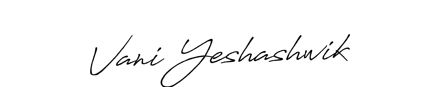 Also You can easily find your signature by using the search form. We will create Vani Yeshashwik name handwritten signature images for you free of cost using Antro_Vectra_Bolder sign style. Vani Yeshashwik signature style 7 images and pictures png