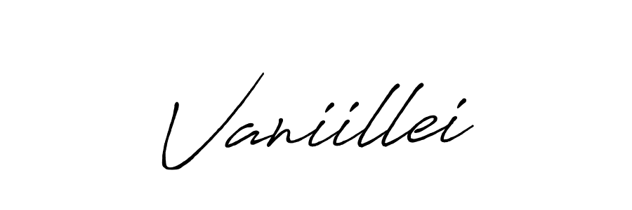 Also You can easily find your signature by using the search form. We will create Vaniillei name handwritten signature images for you free of cost using Antro_Vectra_Bolder sign style. Vaniillei signature style 7 images and pictures png