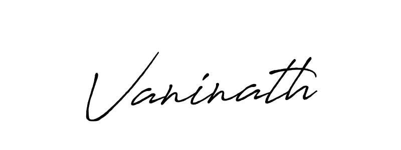 Vaninath stylish signature style. Best Handwritten Sign (Antro_Vectra_Bolder) for my name. Handwritten Signature Collection Ideas for my name Vaninath. Vaninath signature style 7 images and pictures png