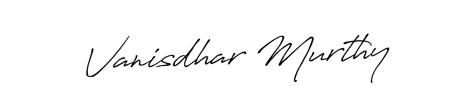 Make a beautiful signature design for name Vanisdhar Murthy. Use this online signature maker to create a handwritten signature for free. Vanisdhar Murthy signature style 7 images and pictures png