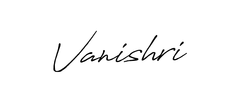 Similarly Antro_Vectra_Bolder is the best handwritten signature design. Signature creator online .You can use it as an online autograph creator for name Vanishri. Vanishri signature style 7 images and pictures png