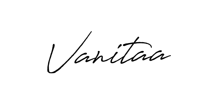if you are searching for the best signature style for your name Vanitaa. so please give up your signature search. here we have designed multiple signature styles  using Antro_Vectra_Bolder. Vanitaa signature style 7 images and pictures png