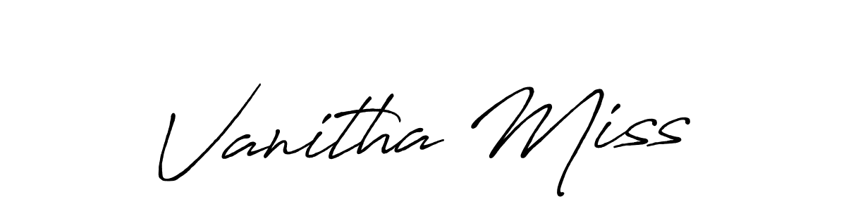 Here are the top 10 professional signature styles for the name Vanitha Miss. These are the best autograph styles you can use for your name. Vanitha Miss signature style 7 images and pictures png