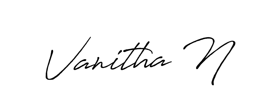 Here are the top 10 professional signature styles for the name Vanitha N. These are the best autograph styles you can use for your name. Vanitha N signature style 7 images and pictures png