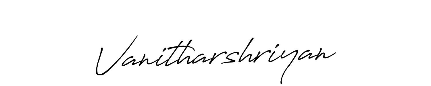 Here are the top 10 professional signature styles for the name Vanitharshriyan. These are the best autograph styles you can use for your name. Vanitharshriyan signature style 7 images and pictures png