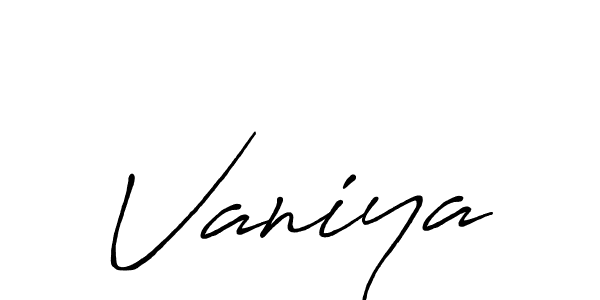 Best and Professional Signature Style for Vaniya. Antro_Vectra_Bolder Best Signature Style Collection. Vaniya signature style 7 images and pictures png