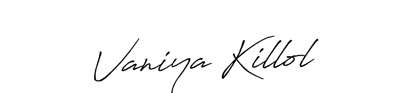 How to Draw Vaniya Killol signature style? Antro_Vectra_Bolder is a latest design signature styles for name Vaniya Killol. Vaniya Killol signature style 7 images and pictures png