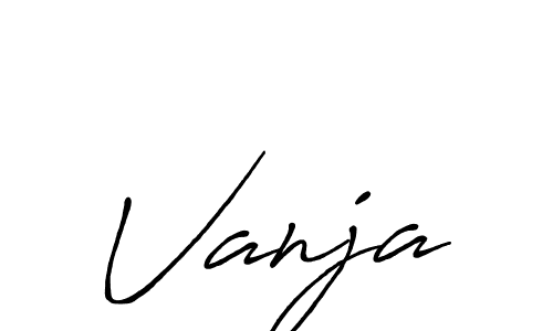 Also we have Vanja name is the best signature style. Create professional handwritten signature collection using Antro_Vectra_Bolder autograph style. Vanja signature style 7 images and pictures png