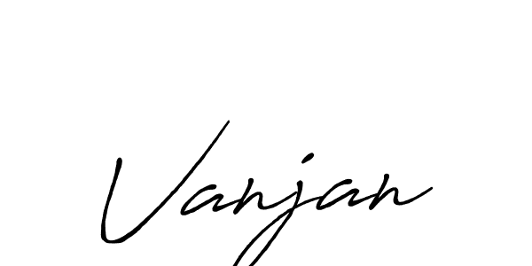 You should practise on your own different ways (Antro_Vectra_Bolder) to write your name (Vanjan) in signature. don't let someone else do it for you. Vanjan signature style 7 images and pictures png