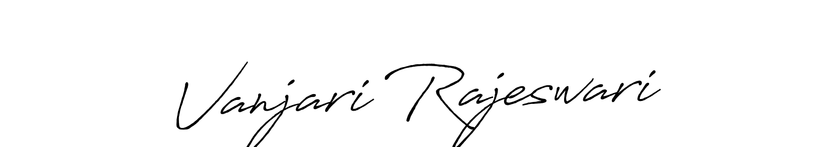 How to Draw Vanjari Rajeswari signature style? Antro_Vectra_Bolder is a latest design signature styles for name Vanjari Rajeswari. Vanjari Rajeswari signature style 7 images and pictures png