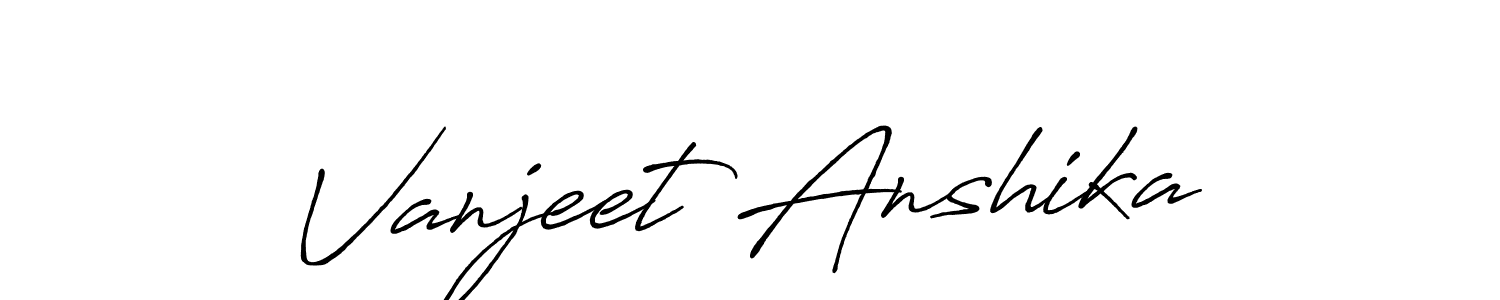 Check out images of Autograph of Vanjeet Anshika name. Actor Vanjeet Anshika Signature Style. Antro_Vectra_Bolder is a professional sign style online. Vanjeet Anshika signature style 7 images and pictures png