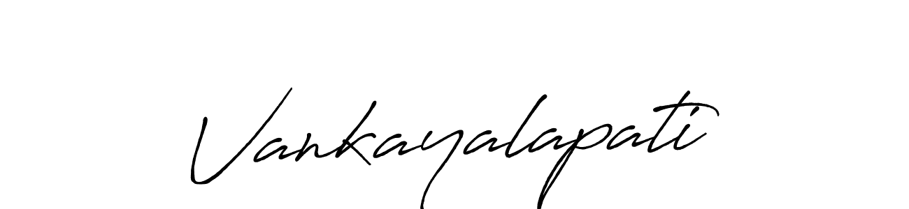 Design your own signature with our free online signature maker. With this signature software, you can create a handwritten (Antro_Vectra_Bolder) signature for name Vankayalapati. Vankayalapati signature style 7 images and pictures png