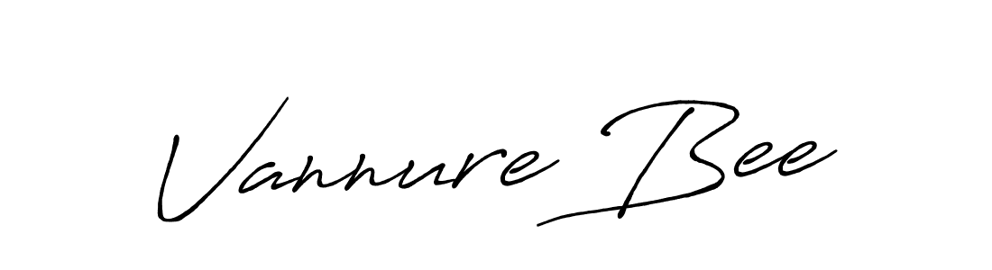 You can use this online signature creator to create a handwritten signature for the name Vannure Bee. This is the best online autograph maker. Vannure Bee signature style 7 images and pictures png