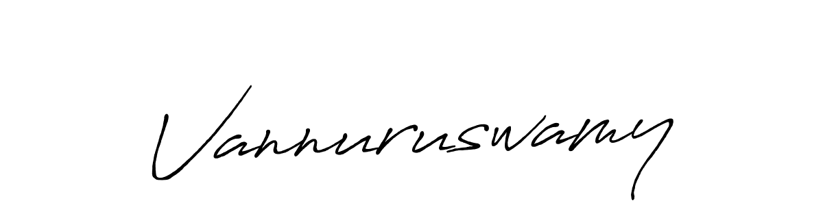 Design your own signature with our free online signature maker. With this signature software, you can create a handwritten (Antro_Vectra_Bolder) signature for name Vannuruswamy. Vannuruswamy signature style 7 images and pictures png