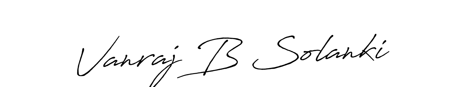 Make a short Vanraj B Solanki signature style. Manage your documents anywhere anytime using Antro_Vectra_Bolder. Create and add eSignatures, submit forms, share and send files easily. Vanraj B Solanki signature style 7 images and pictures png