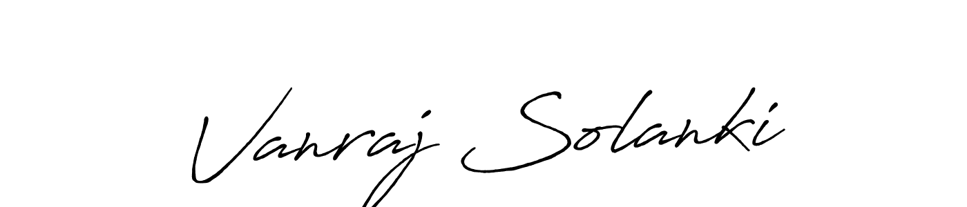 Make a beautiful signature design for name Vanraj Solanki. Use this online signature maker to create a handwritten signature for free. Vanraj Solanki signature style 7 images and pictures png
