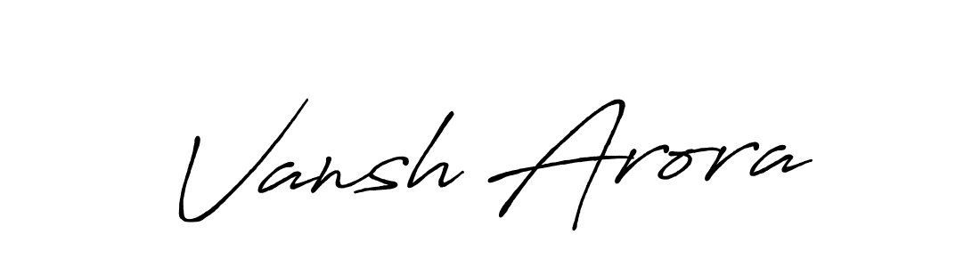 Here are the top 10 professional signature styles for the name Vansh Arora. These are the best autograph styles you can use for your name. Vansh Arora signature style 7 images and pictures png