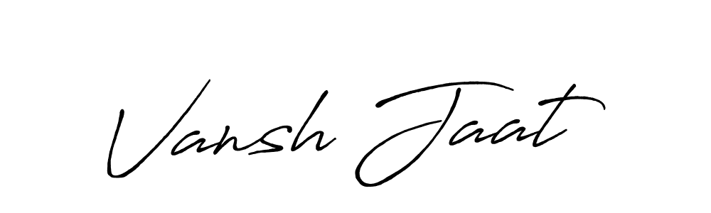 Once you've used our free online signature maker to create your best signature Antro_Vectra_Bolder style, it's time to enjoy all of the benefits that Vansh Jaat name signing documents. Vansh Jaat signature style 7 images and pictures png