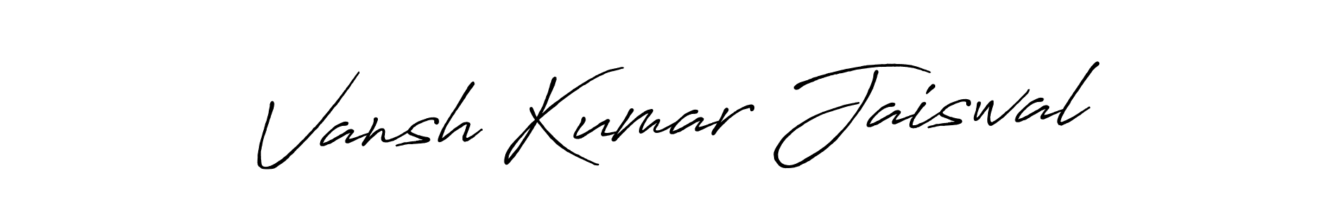 Once you've used our free online signature maker to create your best signature Antro_Vectra_Bolder style, it's time to enjoy all of the benefits that Vansh Kumar Jaiswal name signing documents. Vansh Kumar Jaiswal signature style 7 images and pictures png