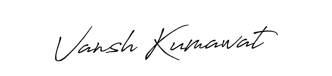 Make a short Vansh Kumawat signature style. Manage your documents anywhere anytime using Antro_Vectra_Bolder. Create and add eSignatures, submit forms, share and send files easily. Vansh Kumawat signature style 7 images and pictures png