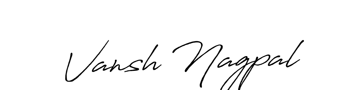 Best and Professional Signature Style for Vansh Nagpal. Antro_Vectra_Bolder Best Signature Style Collection. Vansh Nagpal signature style 7 images and pictures png