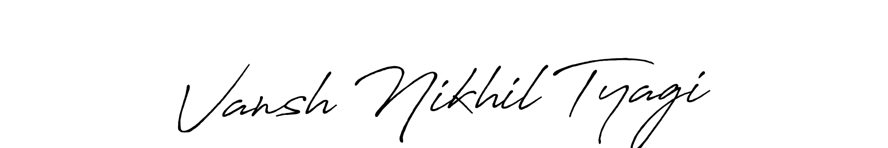 Check out images of Autograph of Vansh Nikhil Tyagi name. Actor Vansh Nikhil Tyagi Signature Style. Antro_Vectra_Bolder is a professional sign style online. Vansh Nikhil Tyagi signature style 7 images and pictures png