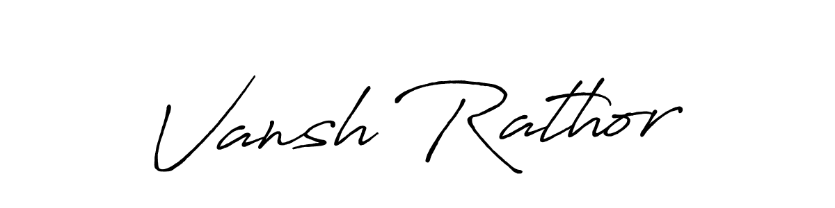 Also we have Vansh Rathor name is the best signature style. Create professional handwritten signature collection using Antro_Vectra_Bolder autograph style. Vansh Rathor signature style 7 images and pictures png