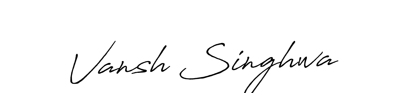 Make a beautiful signature design for name Vansh Singhwa. Use this online signature maker to create a handwritten signature for free. Vansh Singhwa signature style 7 images and pictures png